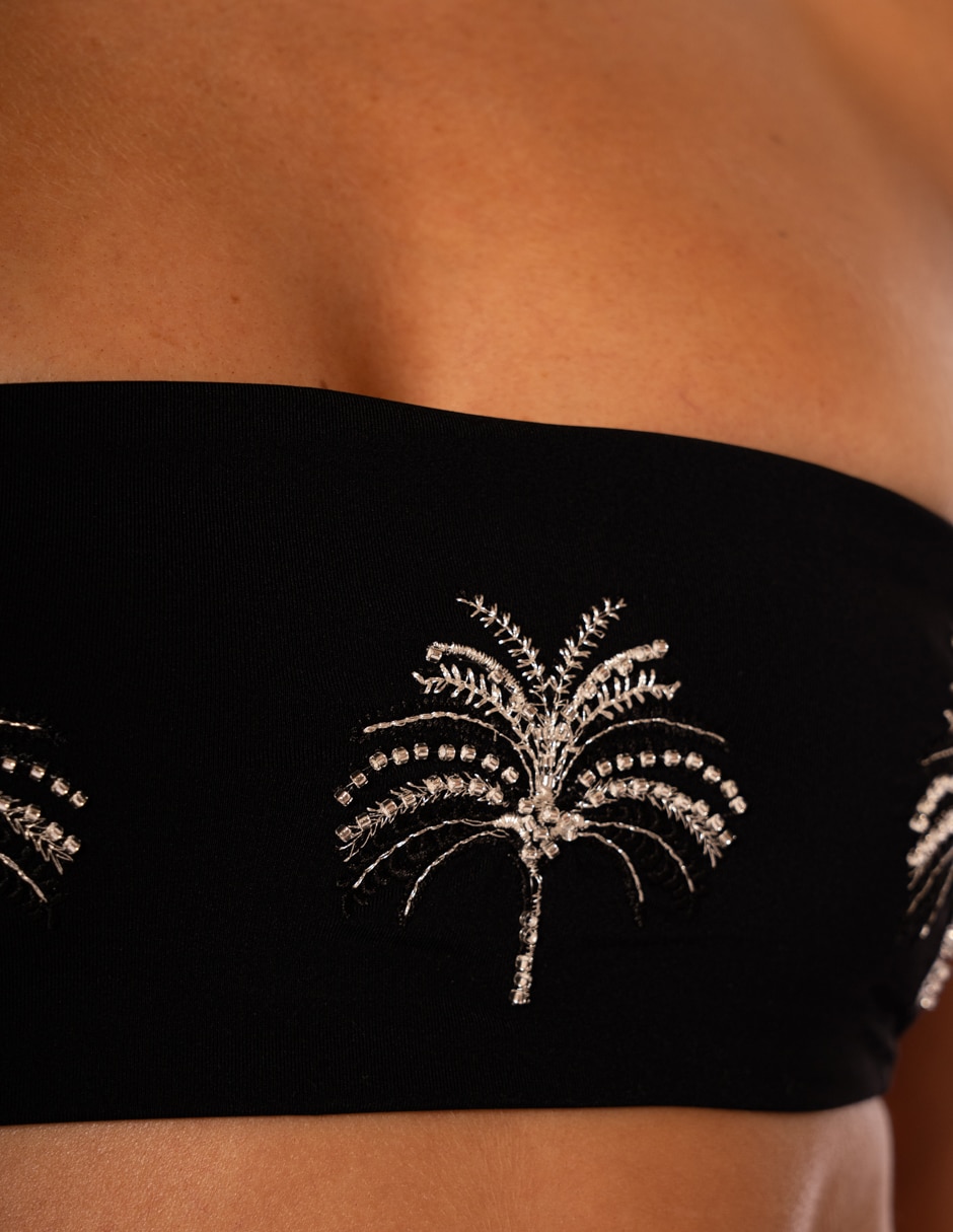 Top bikini con copa removible para mujer 3