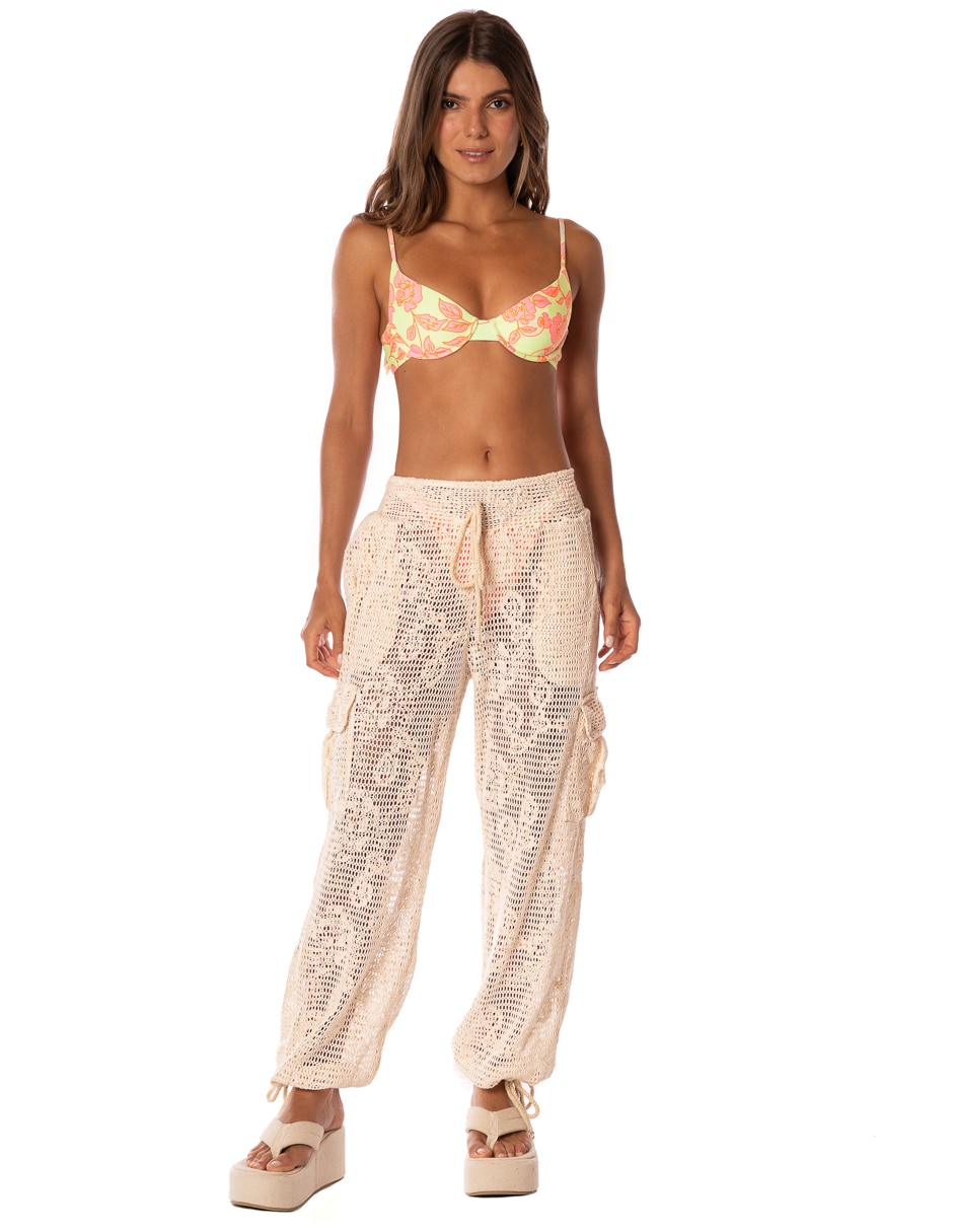 Salida de playa pantalón para mujer Salida de playa pantalón para mujer