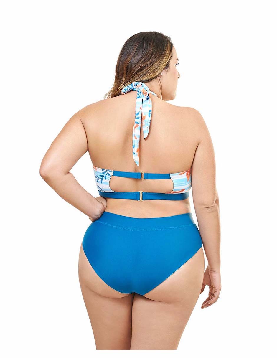 Conjunto bikini estampado floral para mujer