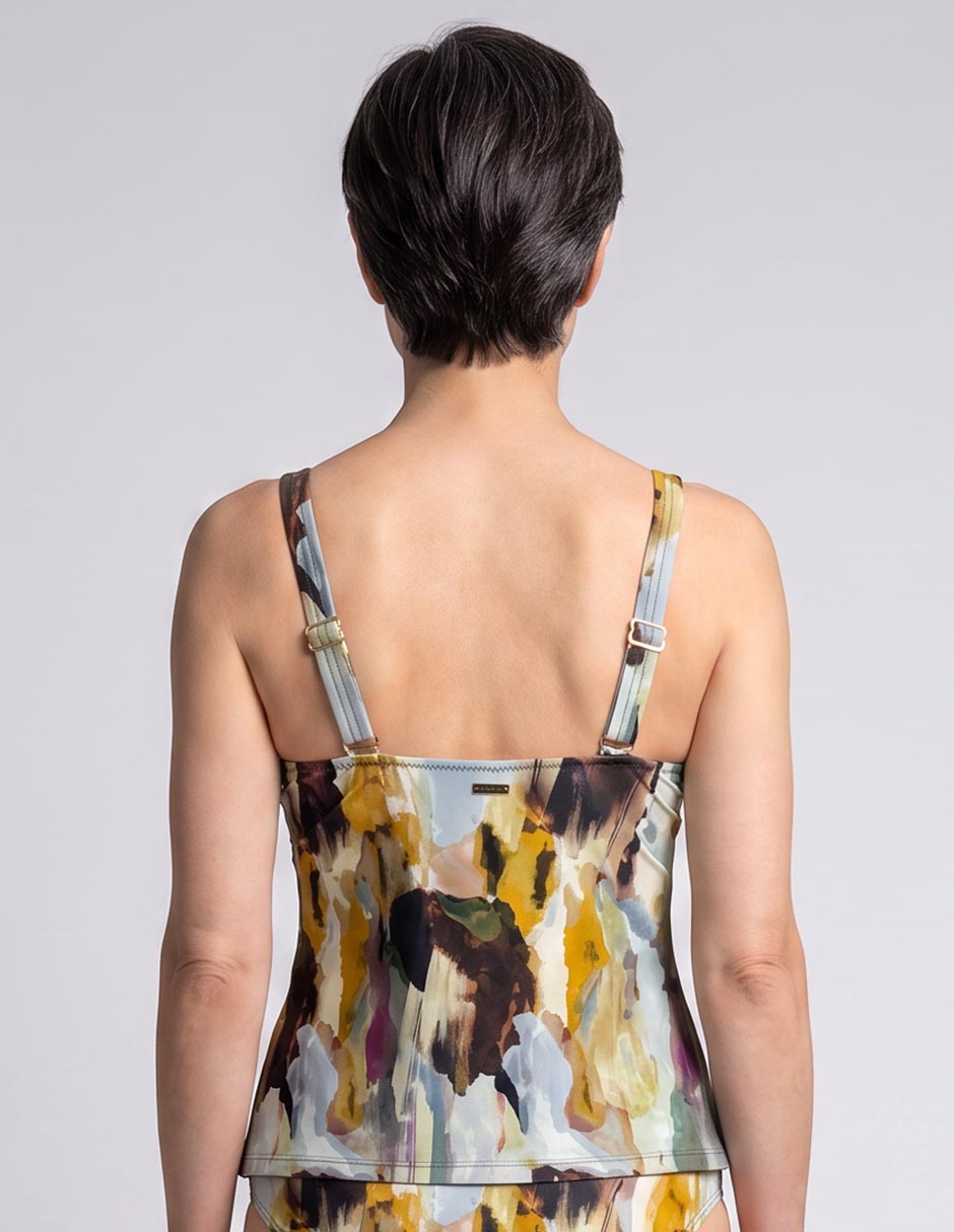 Top bikini estampado para mujer 2