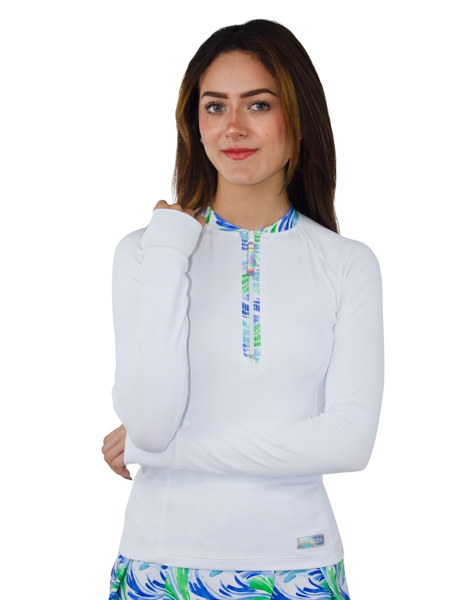 Wetshirt estampado floral para mujer Wetshirt estampado floral para mujer