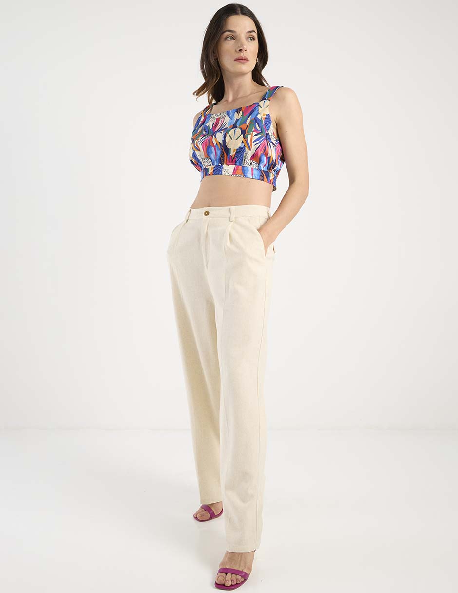 Pantalón straight para mujer