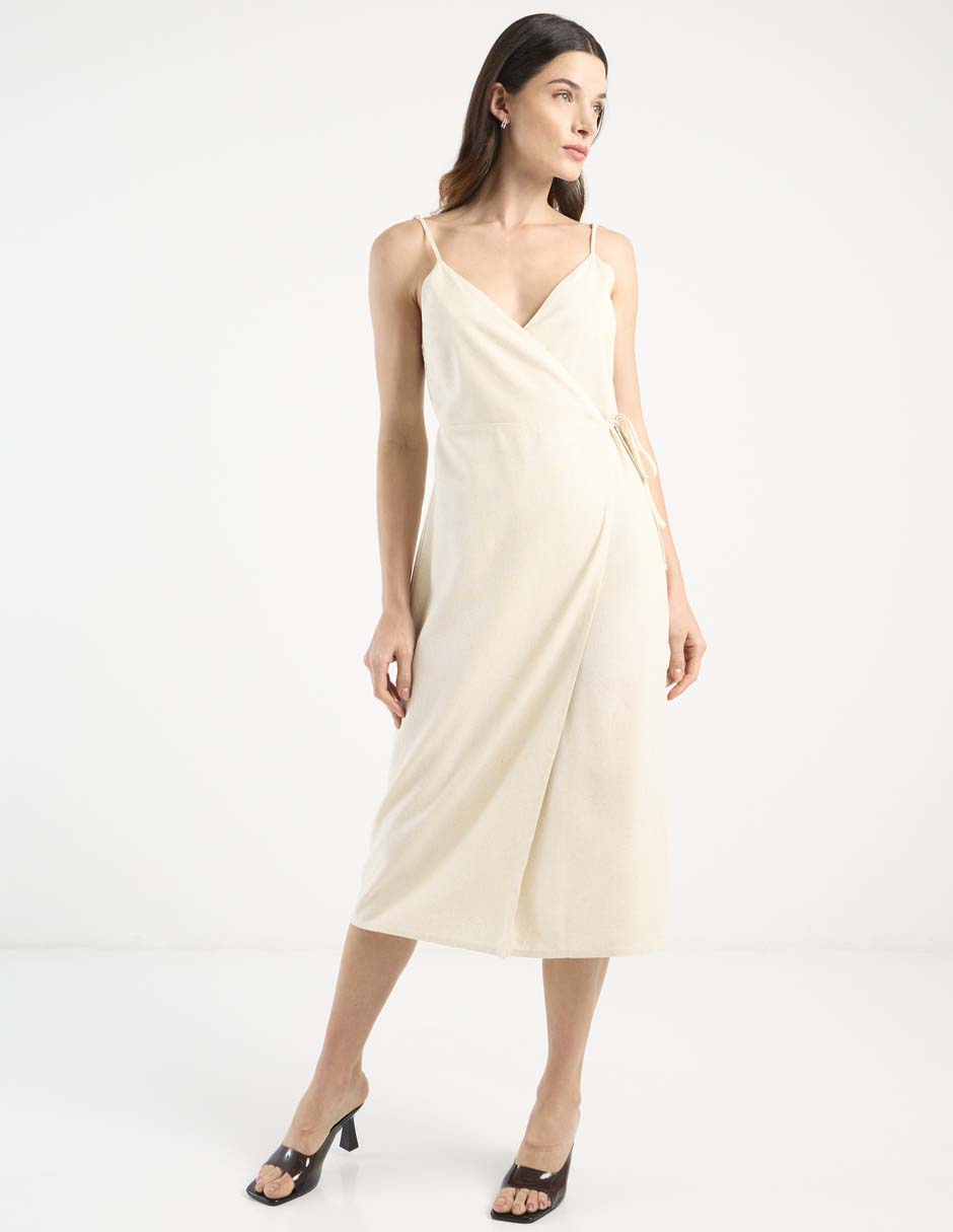 Vestido midi playa para mujer
