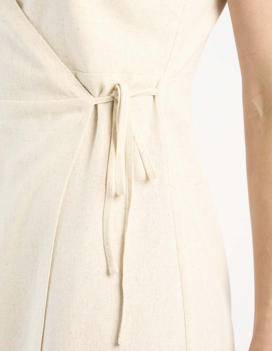 Vestido midi playa para mujer