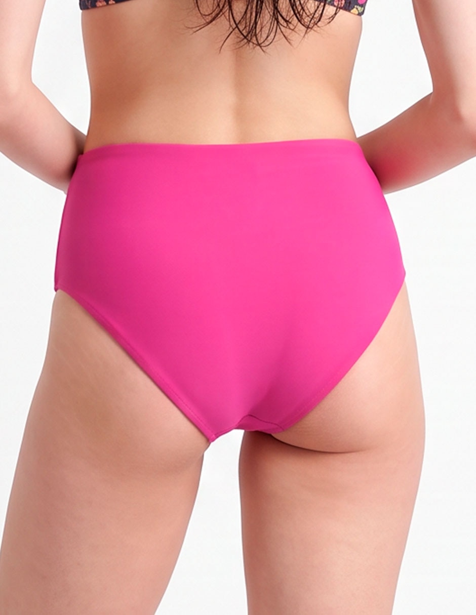 Cheeky bikini estampado floral a la cintura para mujer 7