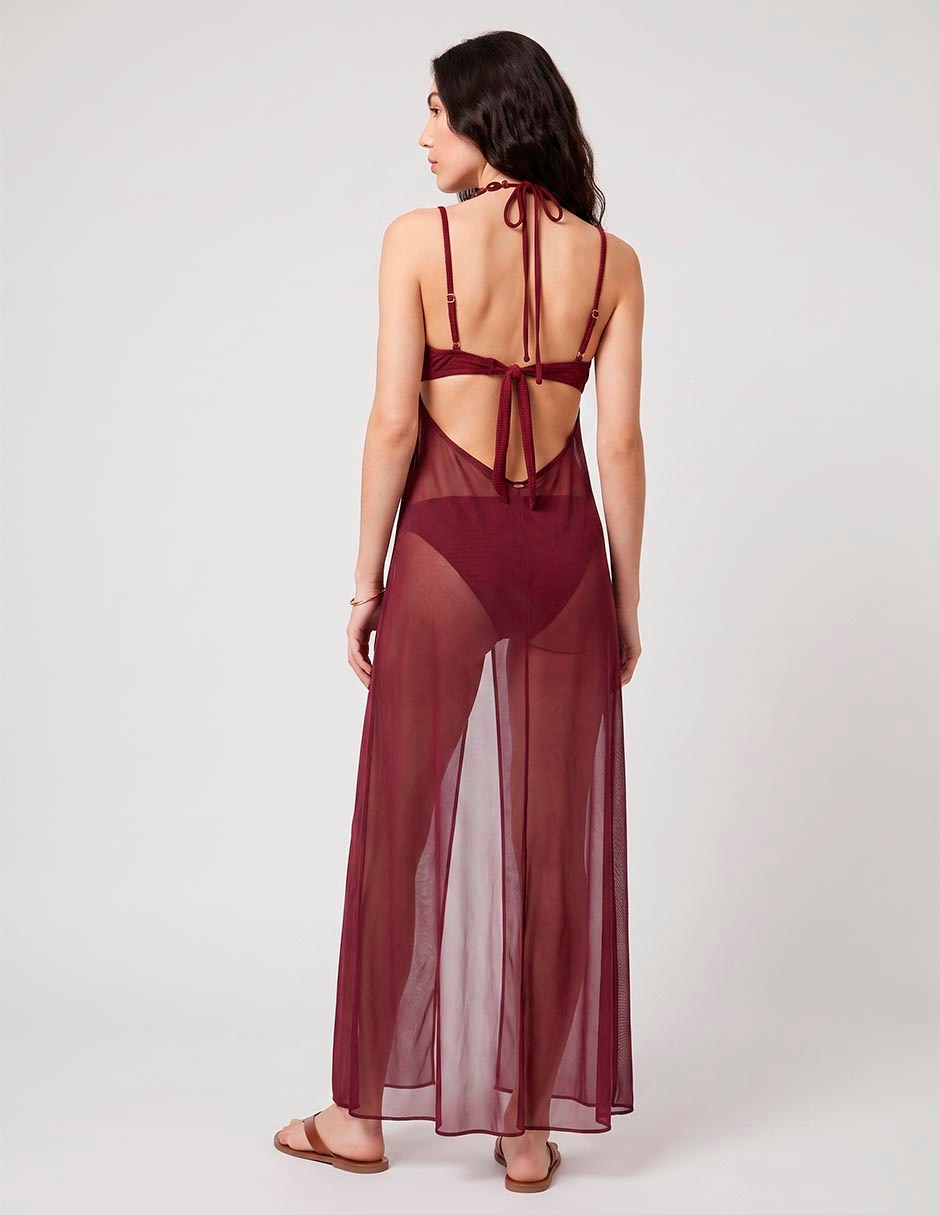 Salida de playa vestido para mujer 3