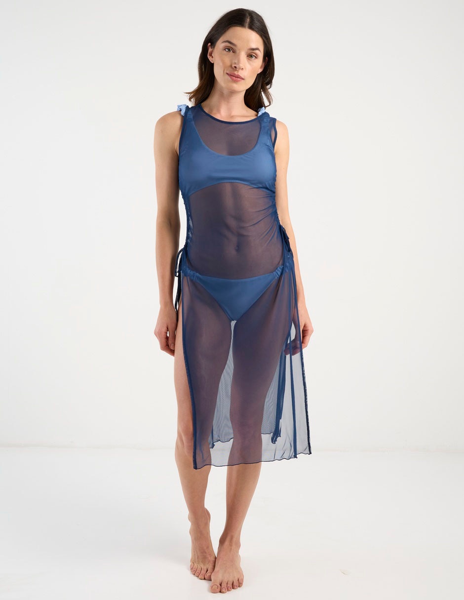 Salida de playa vestido para mujer 5