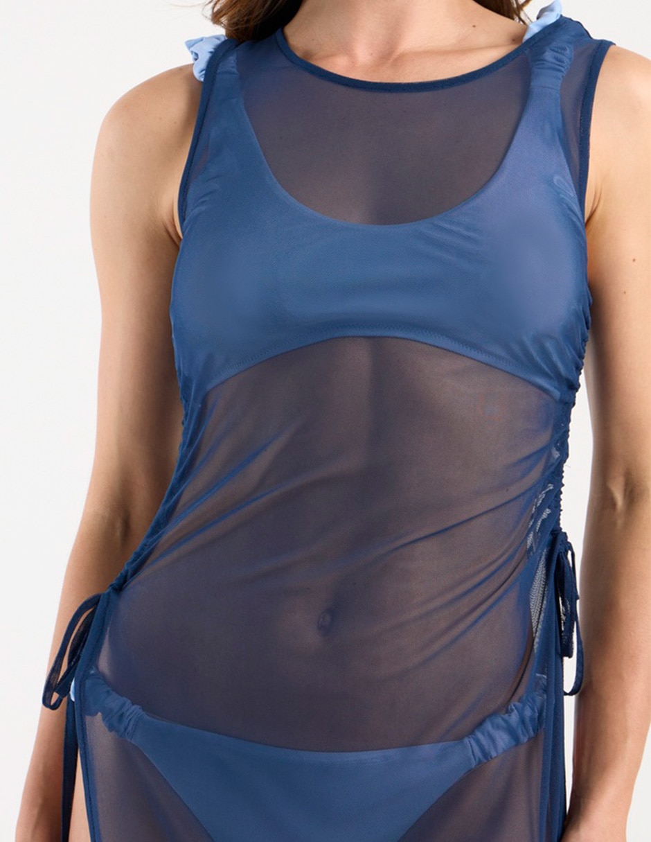 Salida de playa vestido para mujer 3