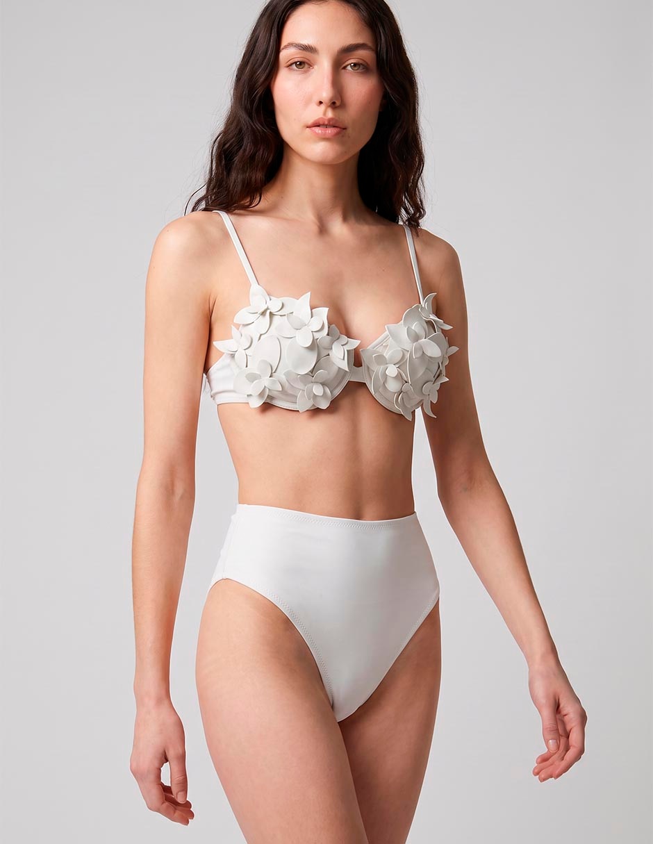 Brassiere estampado floral para mujer 3