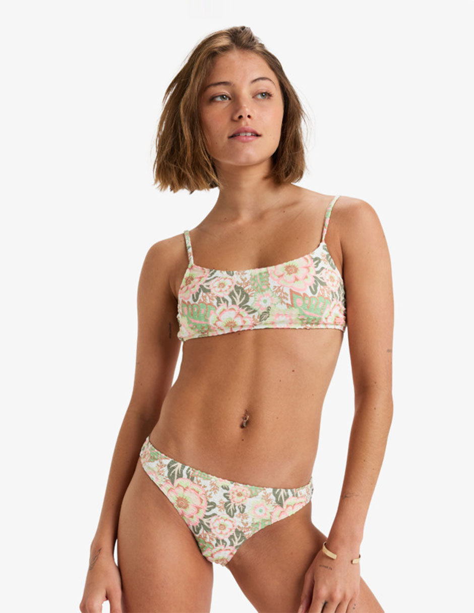 Top estampado floral con copa preformadas para mujer 1