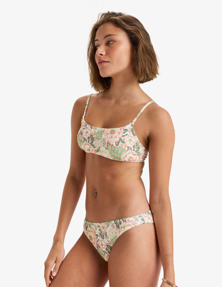 Top estampado floral con copa preformadas para mujer 5