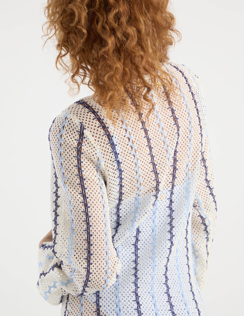 Salida de playa kimono para mujer