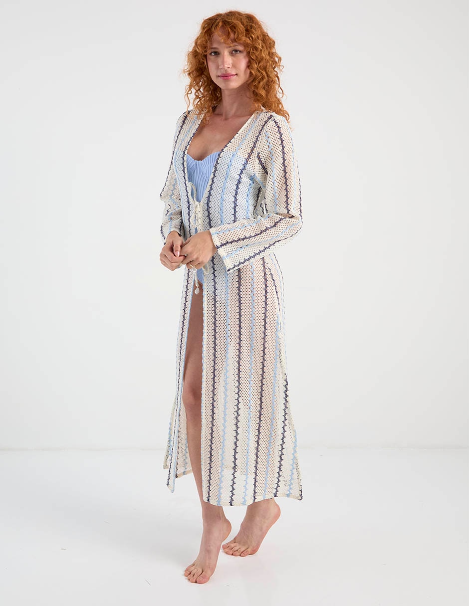 Salida de playa kimono para mujer 7