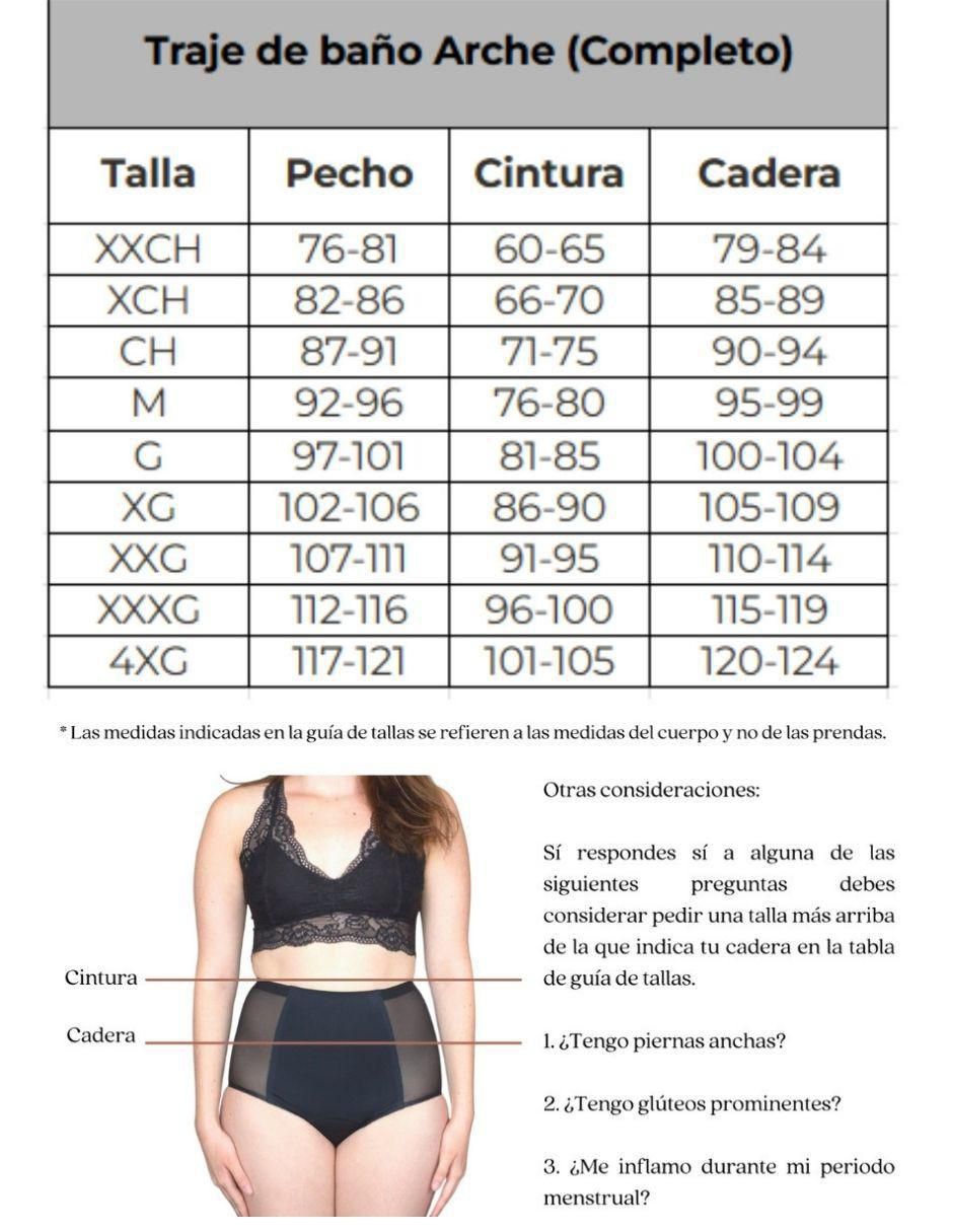 Traje de baño menstrual flujo moderado 7