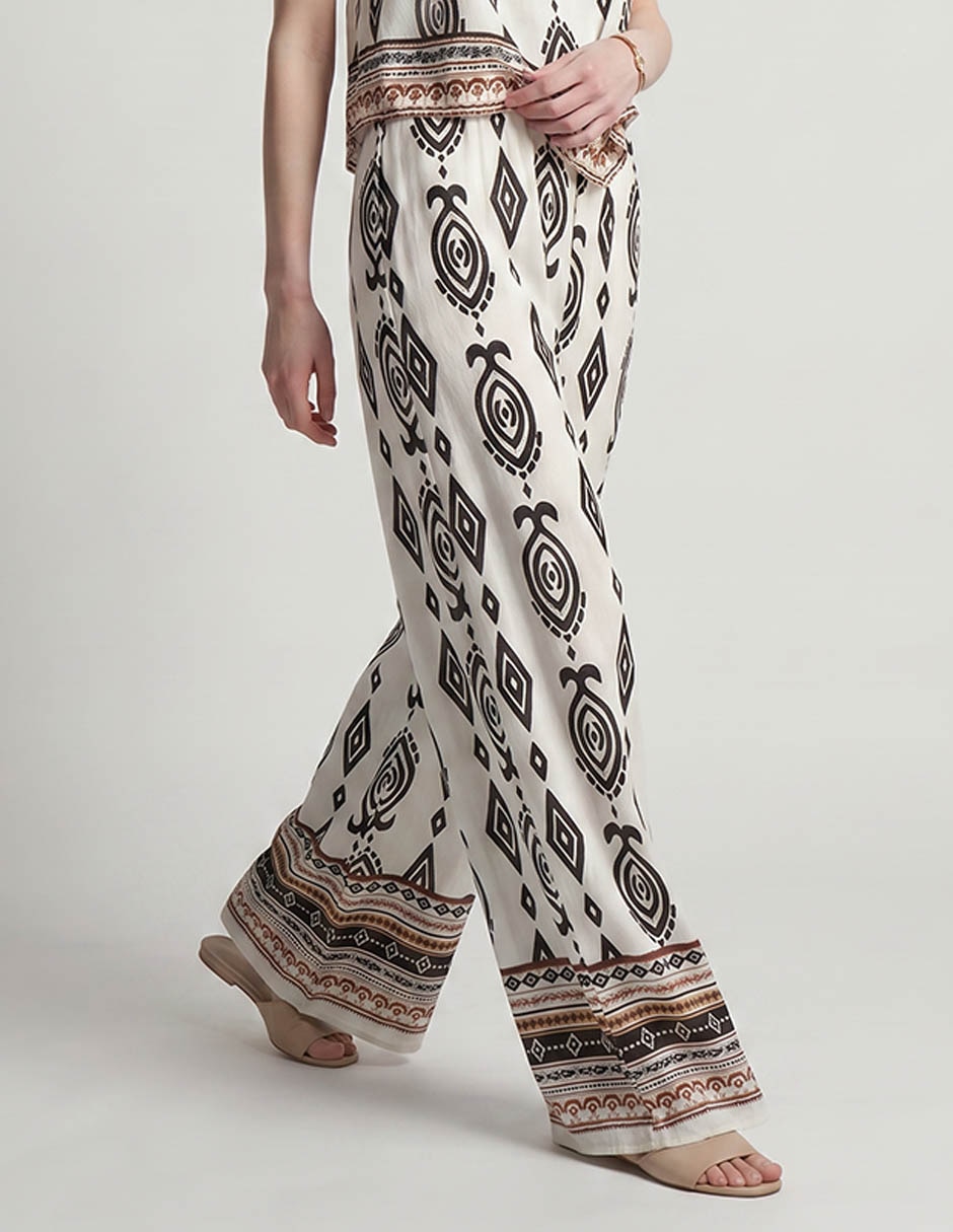 'pantalón' flare amplio 'para mujer'