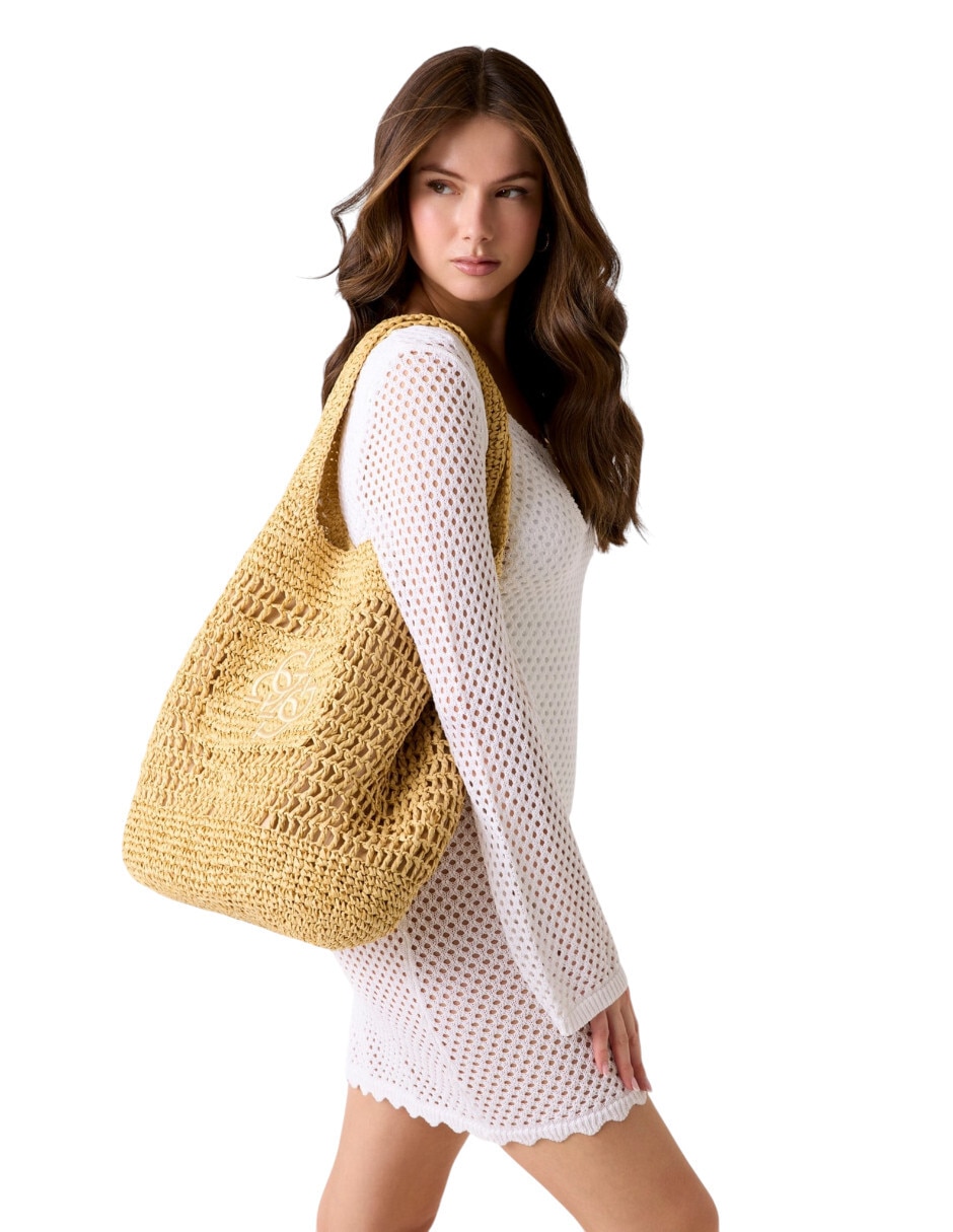 Set/bolsa shoulder sp26 de papel para mujer