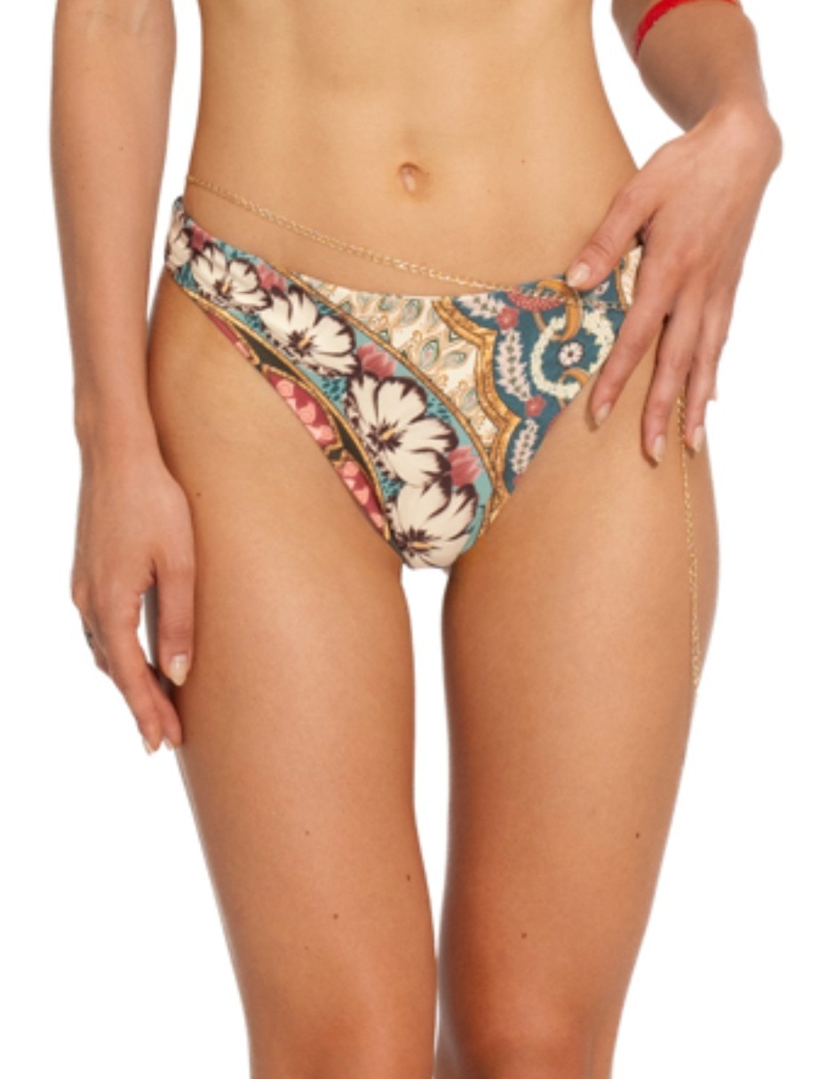 Panty bikini Agua Bendita a la cintura para mujer