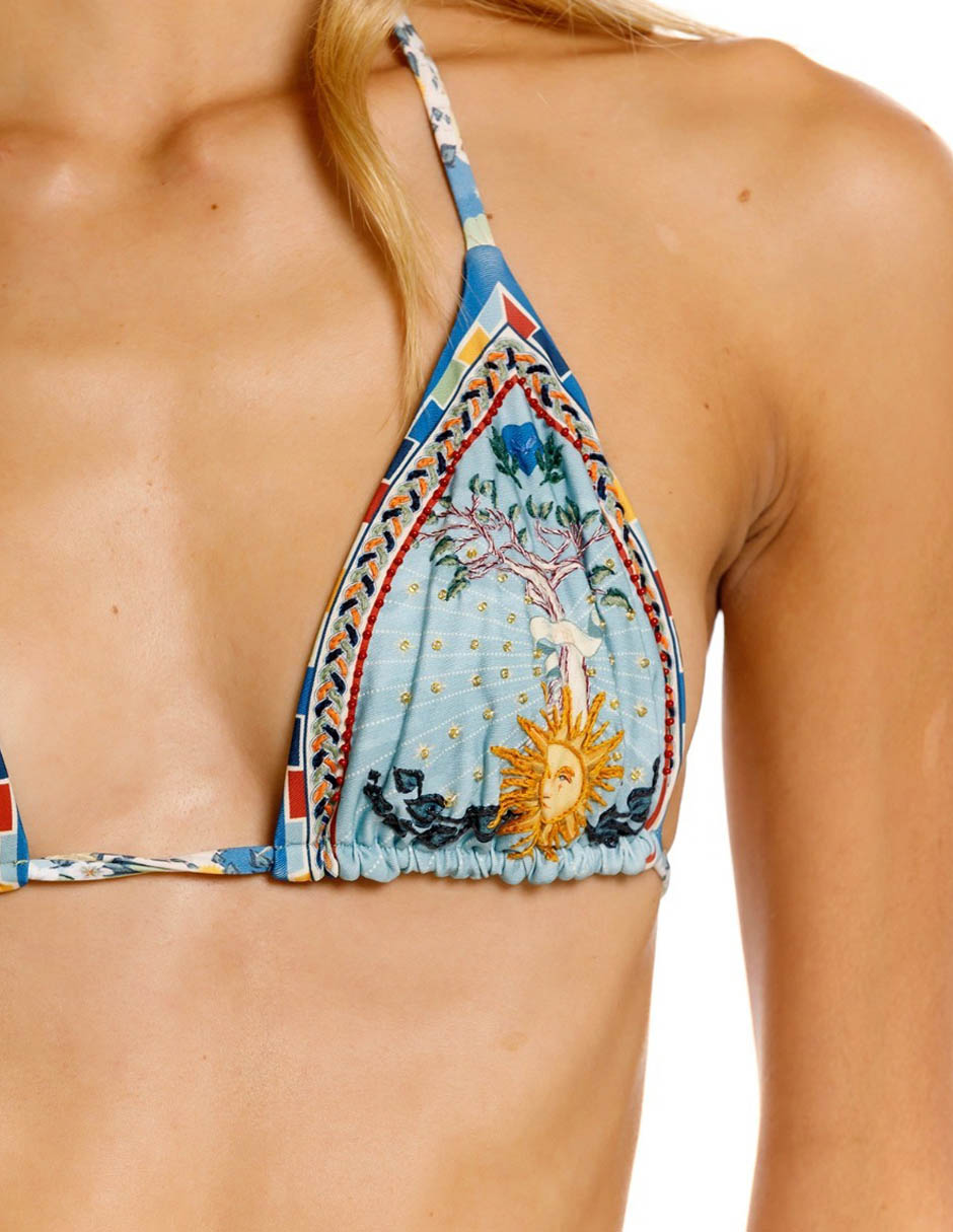 Top con copa triangular para mujer 11