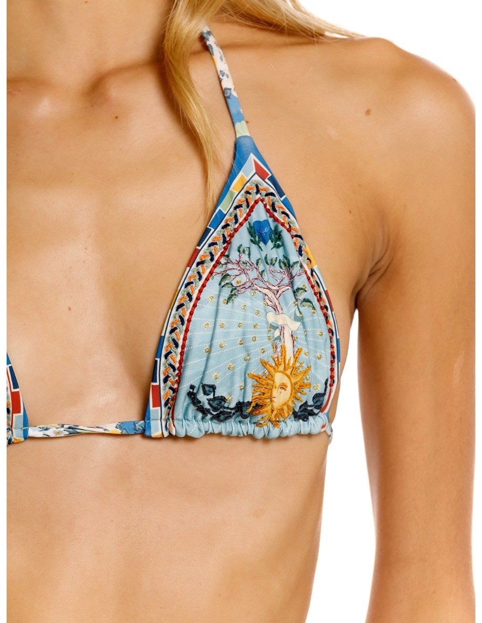 Top con copa triangular para mujer 12