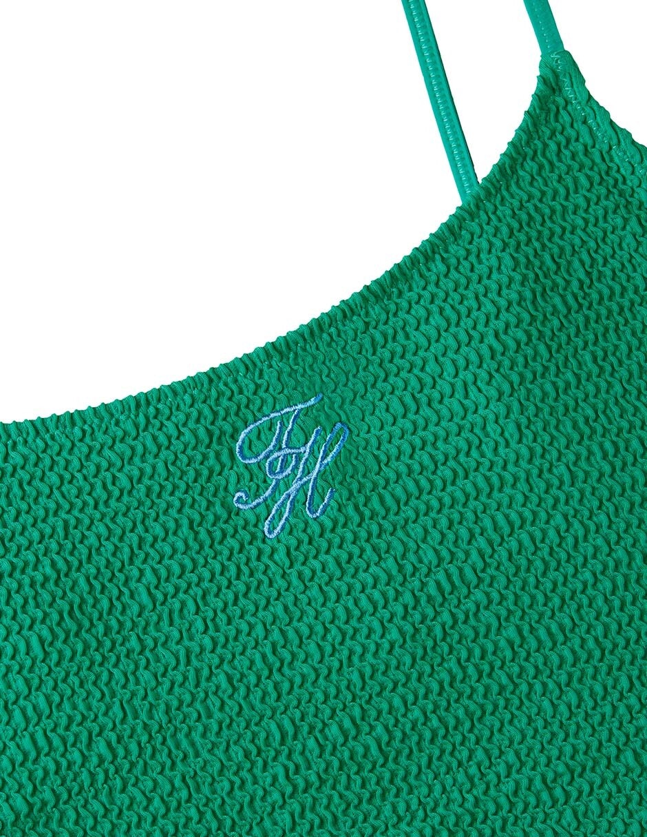 Top bikini hilfiger estampado logo con para mujer 3