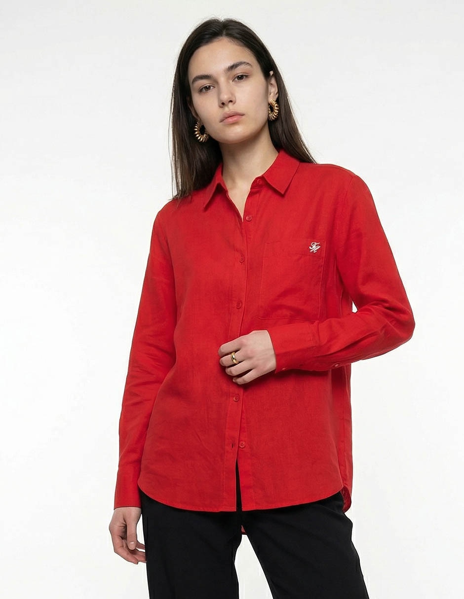 'salida de playa' blusa 'con' sin aplicación 'para' mujer