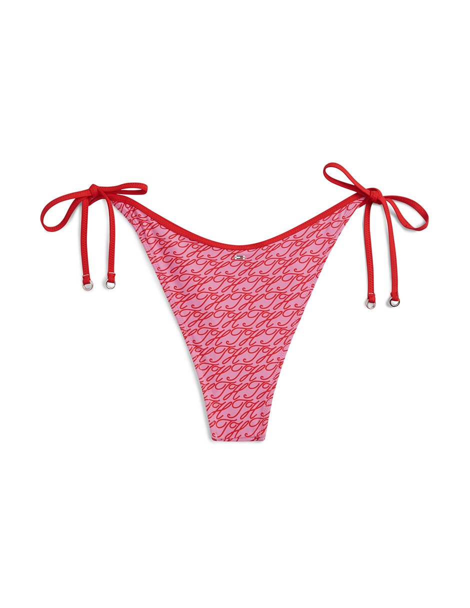 Bikini estampado logo a la cintura para mujer 3