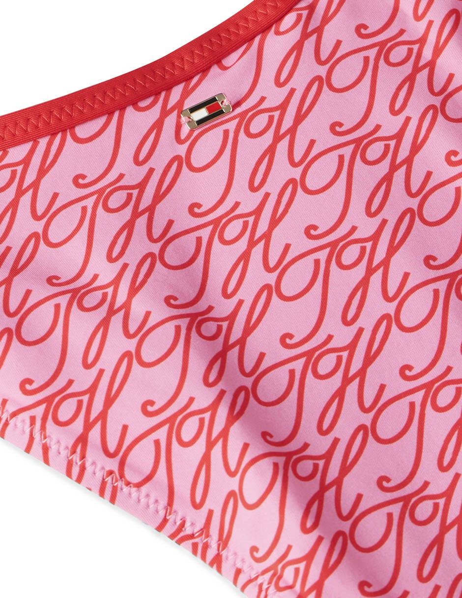 Bikini estampado logo a la cintura para mujer 2