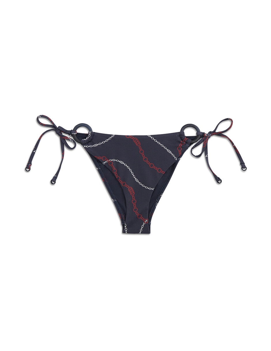 Bikini bikini hilfiger estampado gráfico a la cintura para mujer