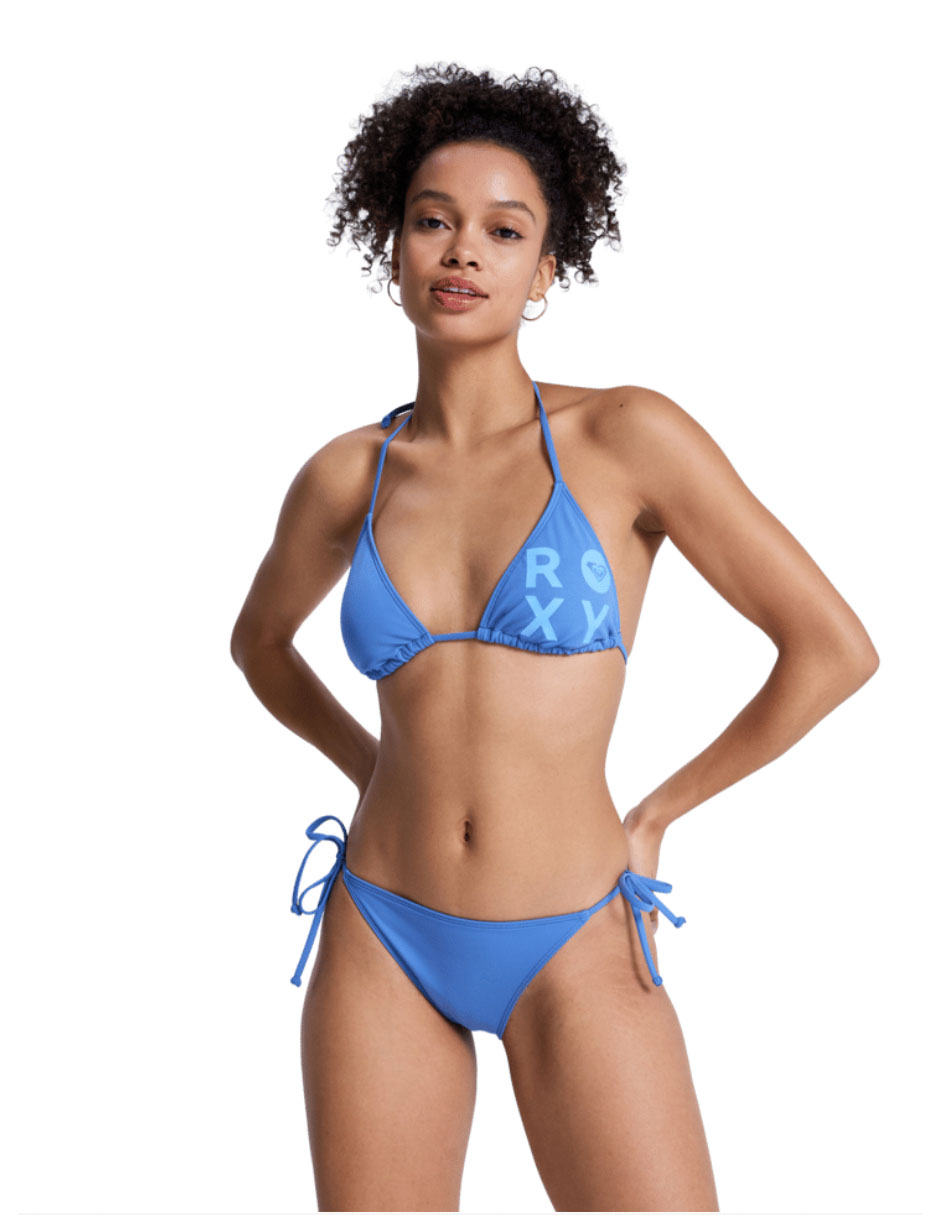 Bikini estampado logo a la cadera para mujer Bikini estampado logo a la cadera para mujer