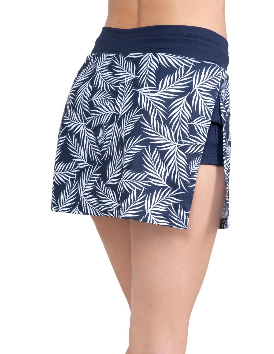 Falda short Fullsand estampado floral a la cintura para mujer