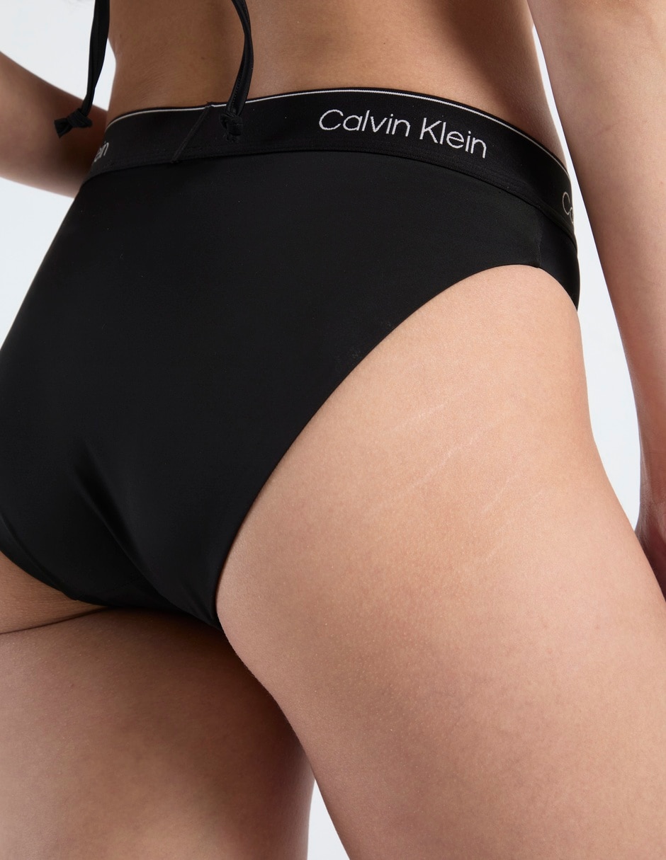 Panty bikini Calvin Klein a la cintura para mujer