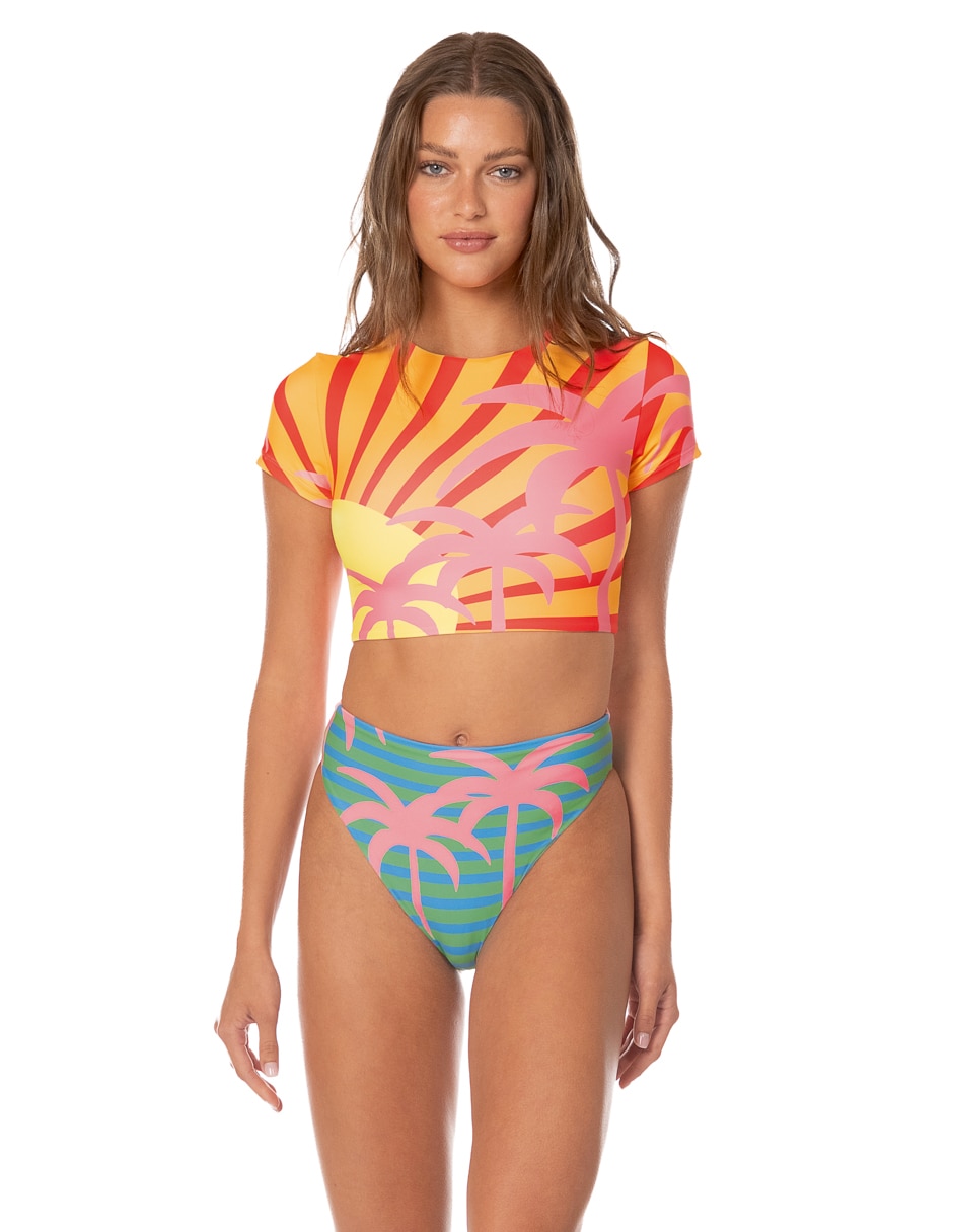 Hipster bikini cintura alta para mujer 2