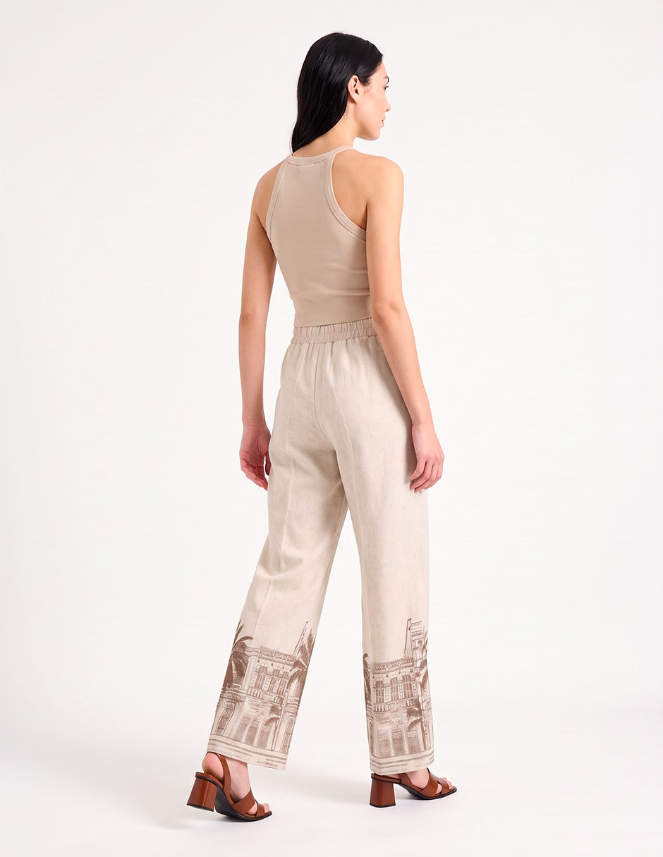 Pantalón recto para mujer