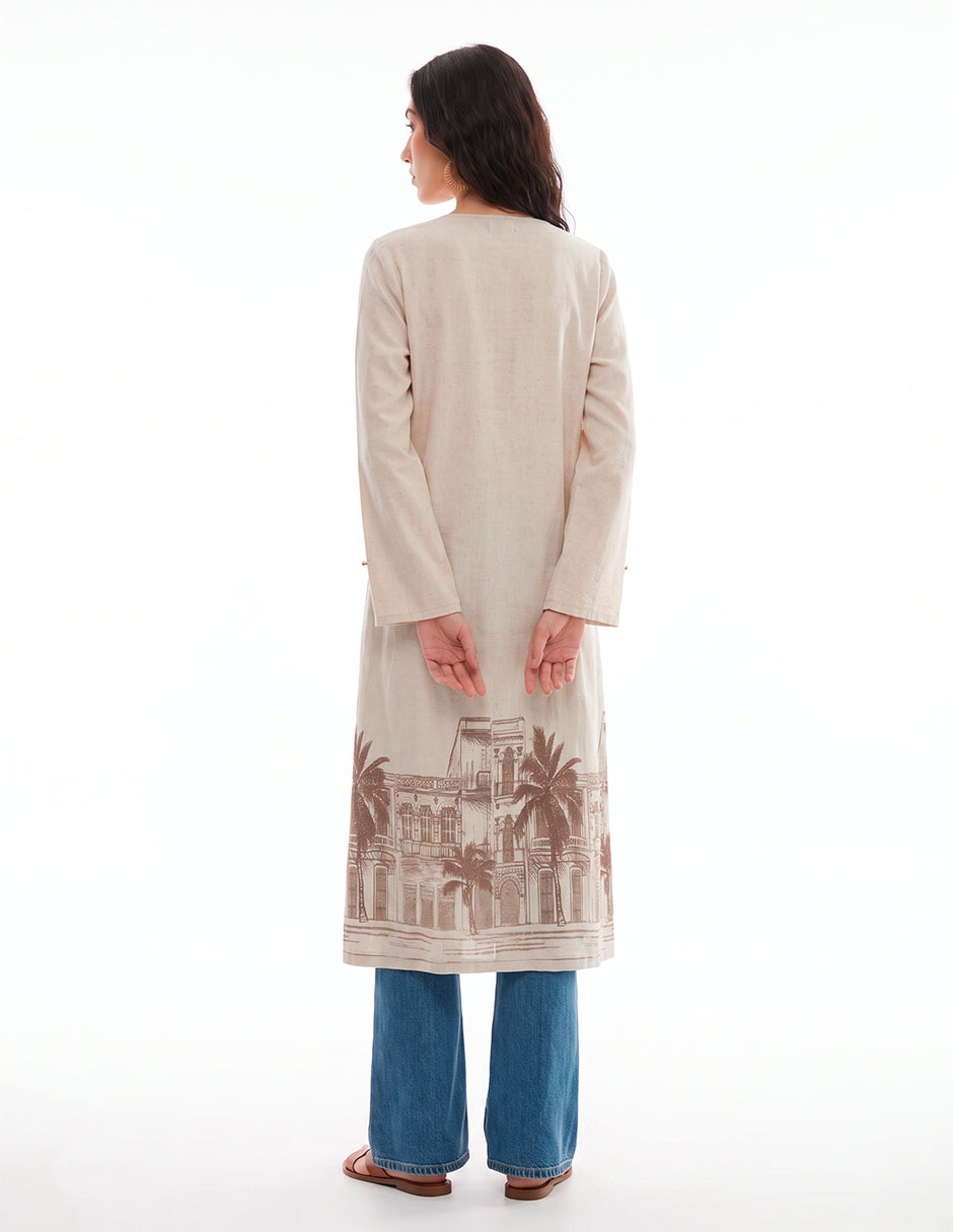 Salida de playa kimono para mujer 2