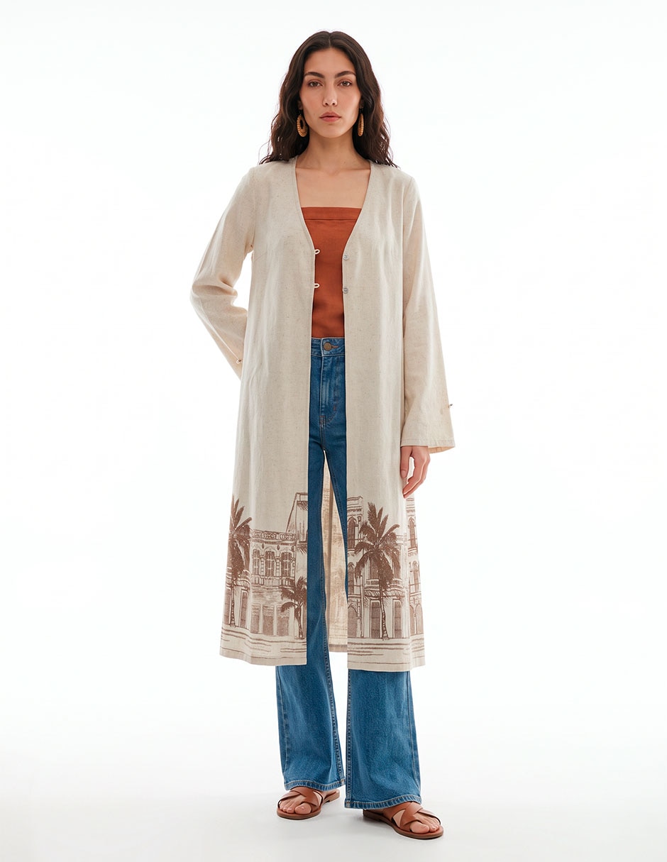 Salida de playa kimono para mujer 3
