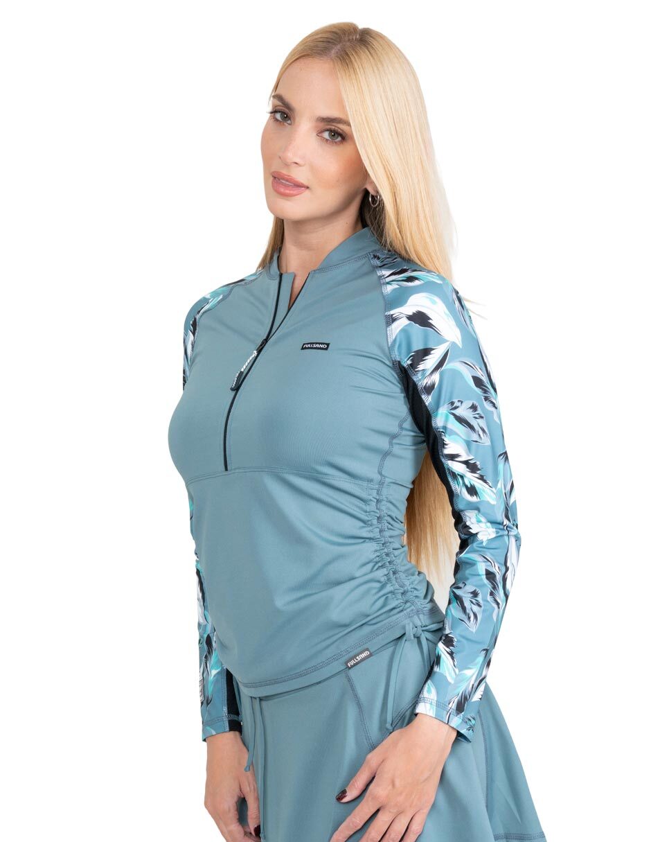 Wetshirt estampado floral para mujer Wetshirt estampado floral para mujer