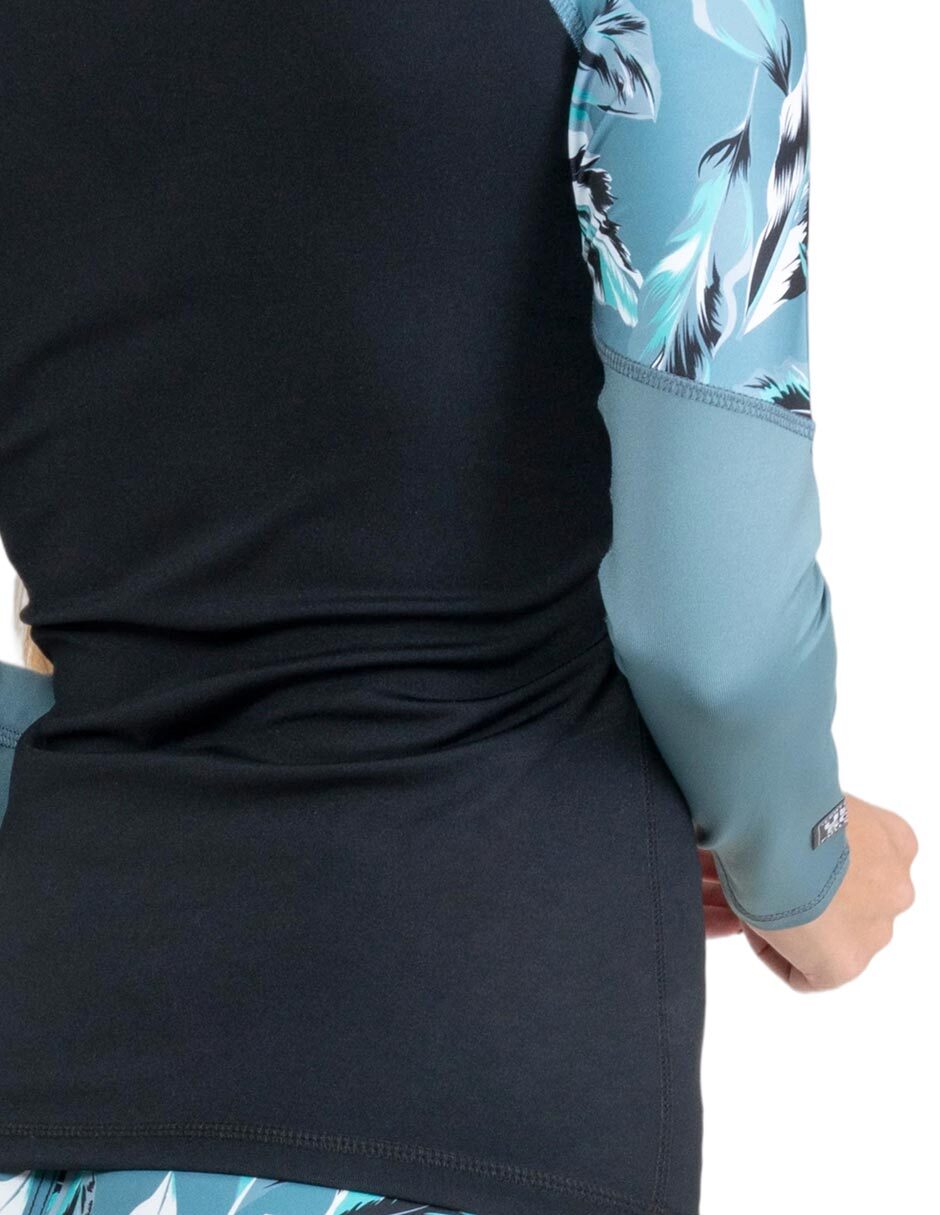 Wetshirt estampado floral para mujer