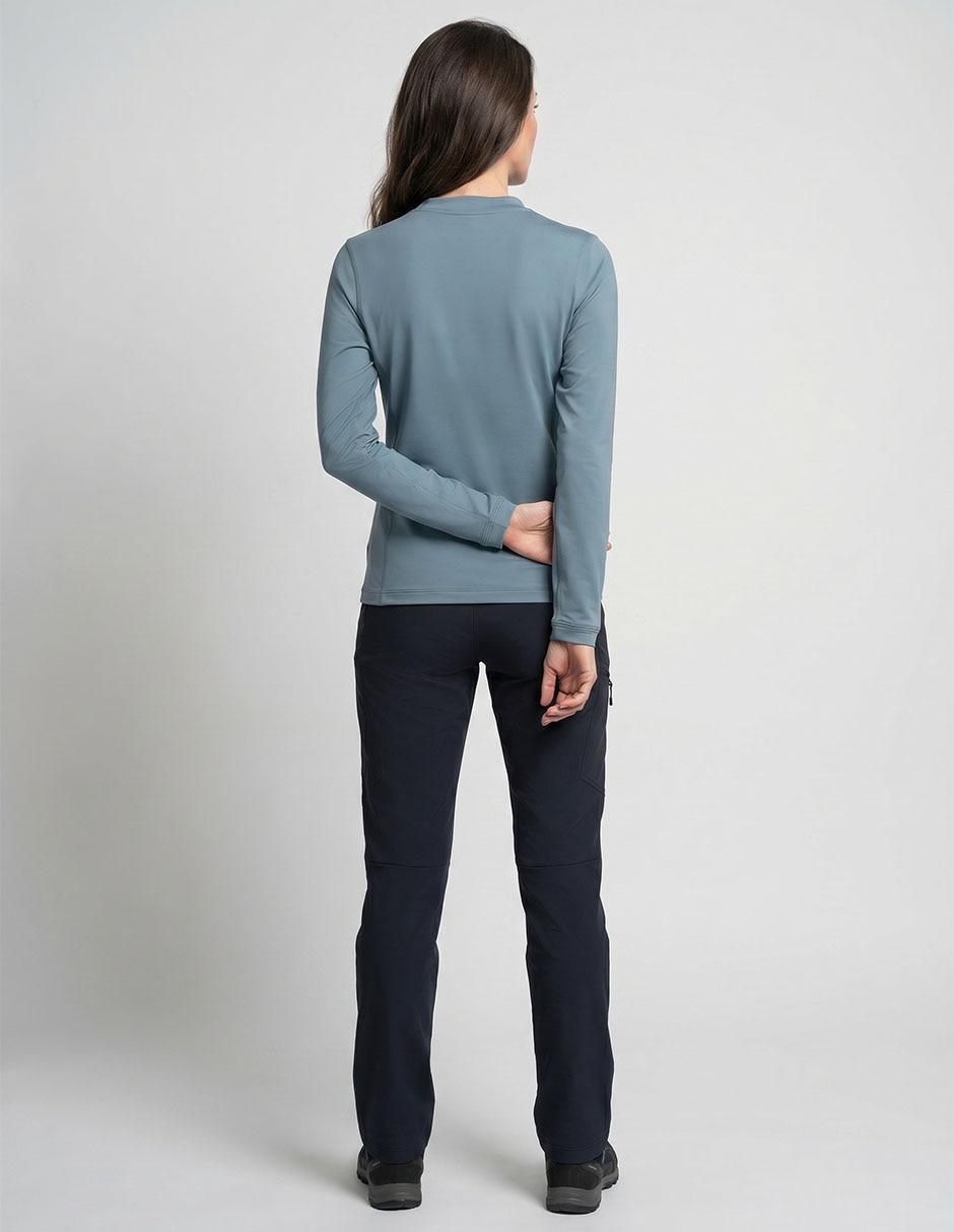 Wetshirt fullsand estampado logo para mujer