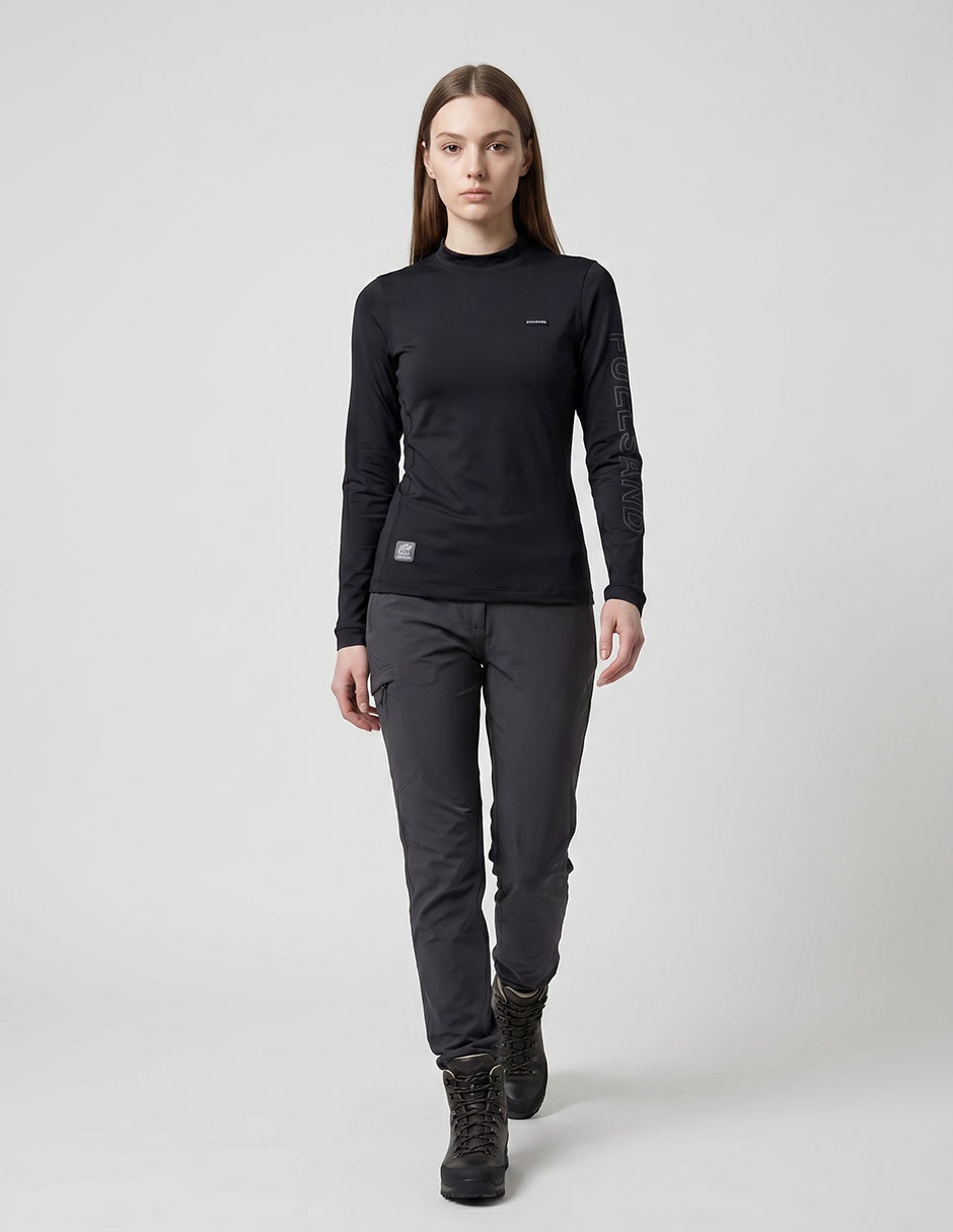 Wetshirt estampado logo para mujer 1