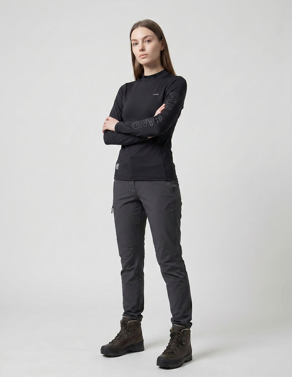 Wetshirt estampado logo para mujer 3