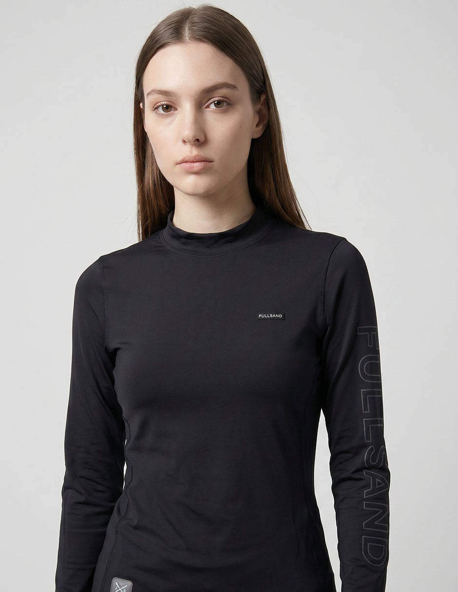 Wetshirt estampado logo para mujer 4