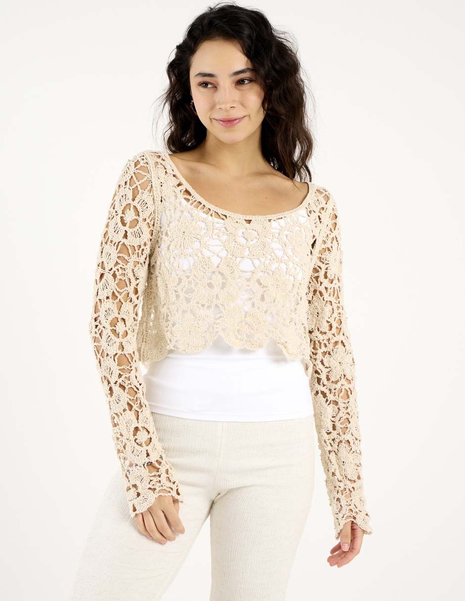 Top cuello redondo escote regular 5