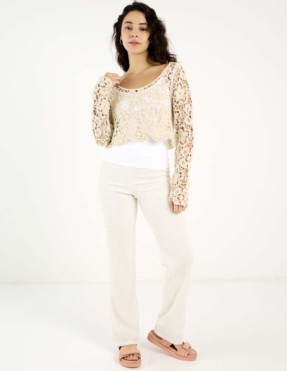 Top cuello redondo escote regular 9