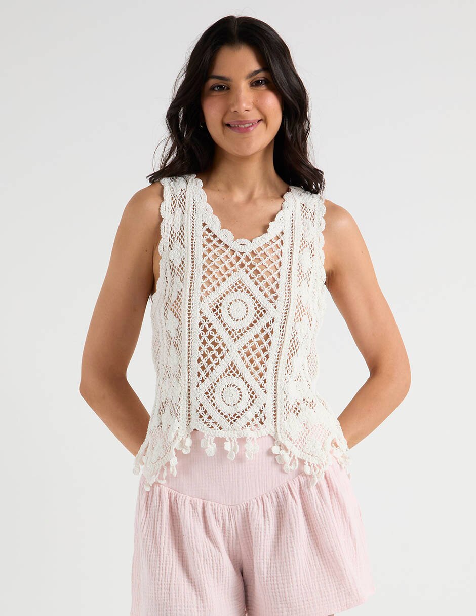 Top cuello v tirante ancho 5