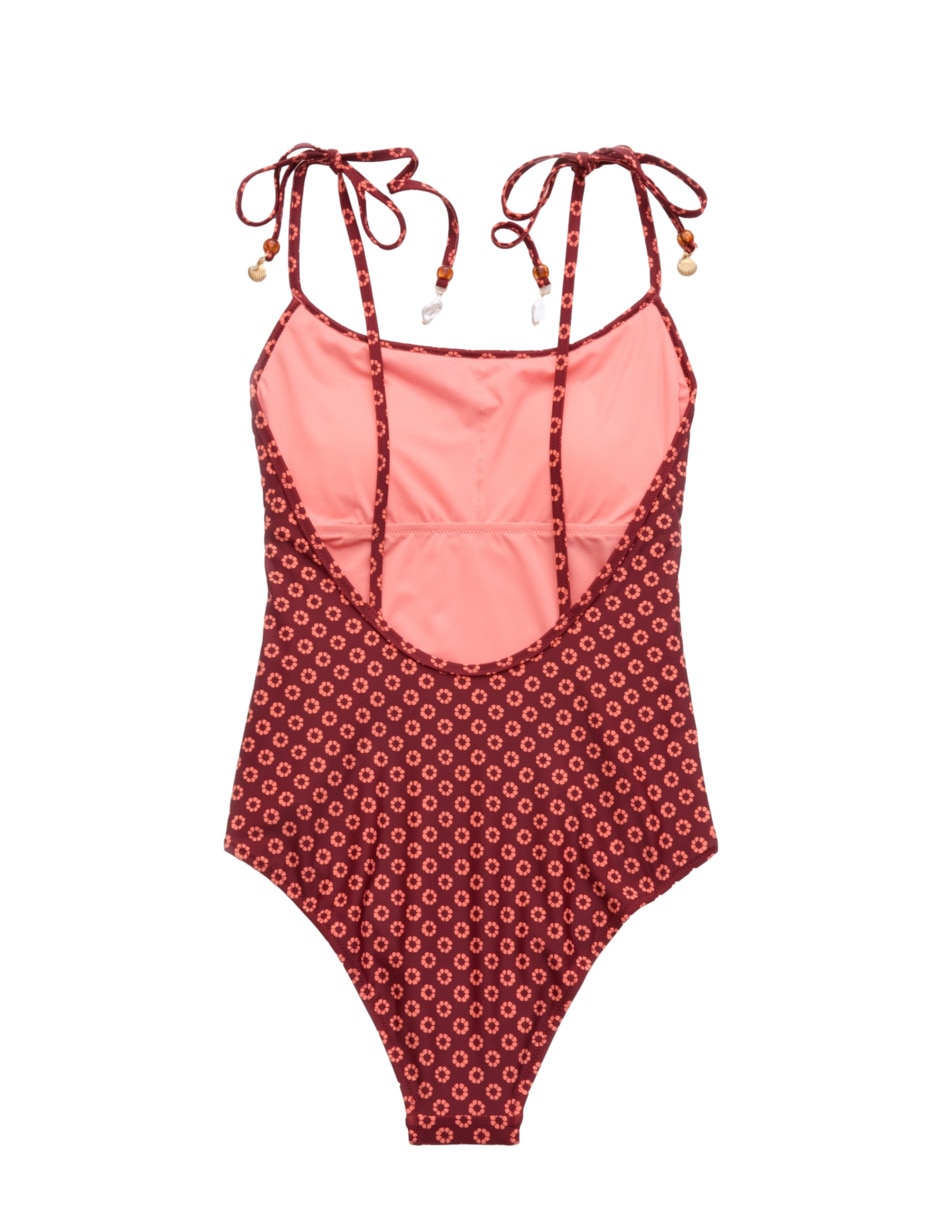 Traje de baño completo Aerie estampado floral para mujer