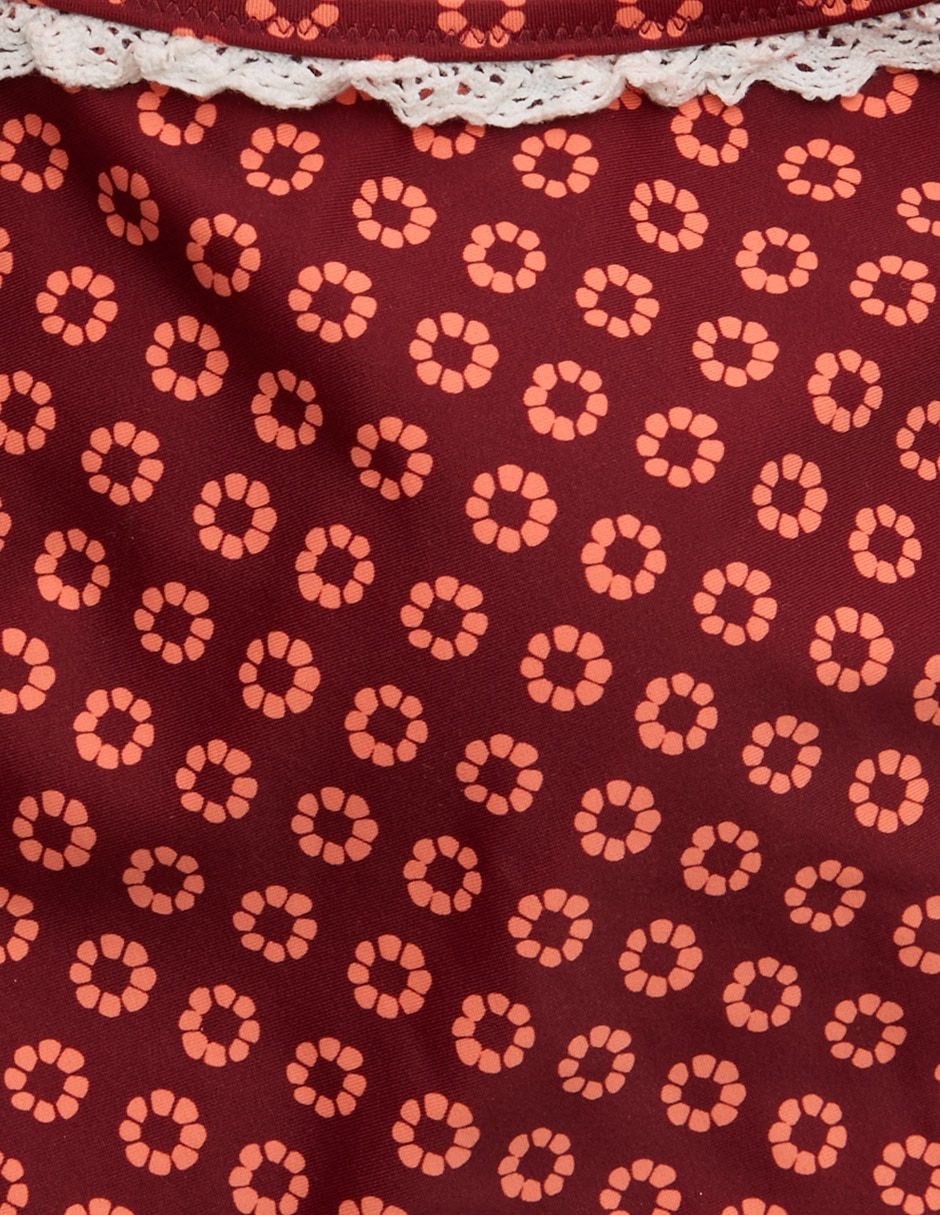 Traje de baño completo Aerie estampado floral para mujer