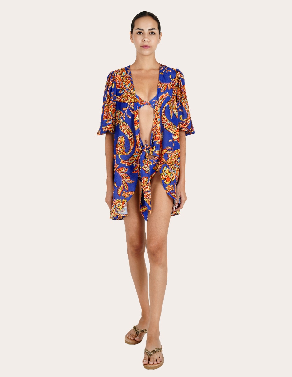 Vestido mini playa zingara floresta para mujer Vestido mini playa zingara floresta para mujer