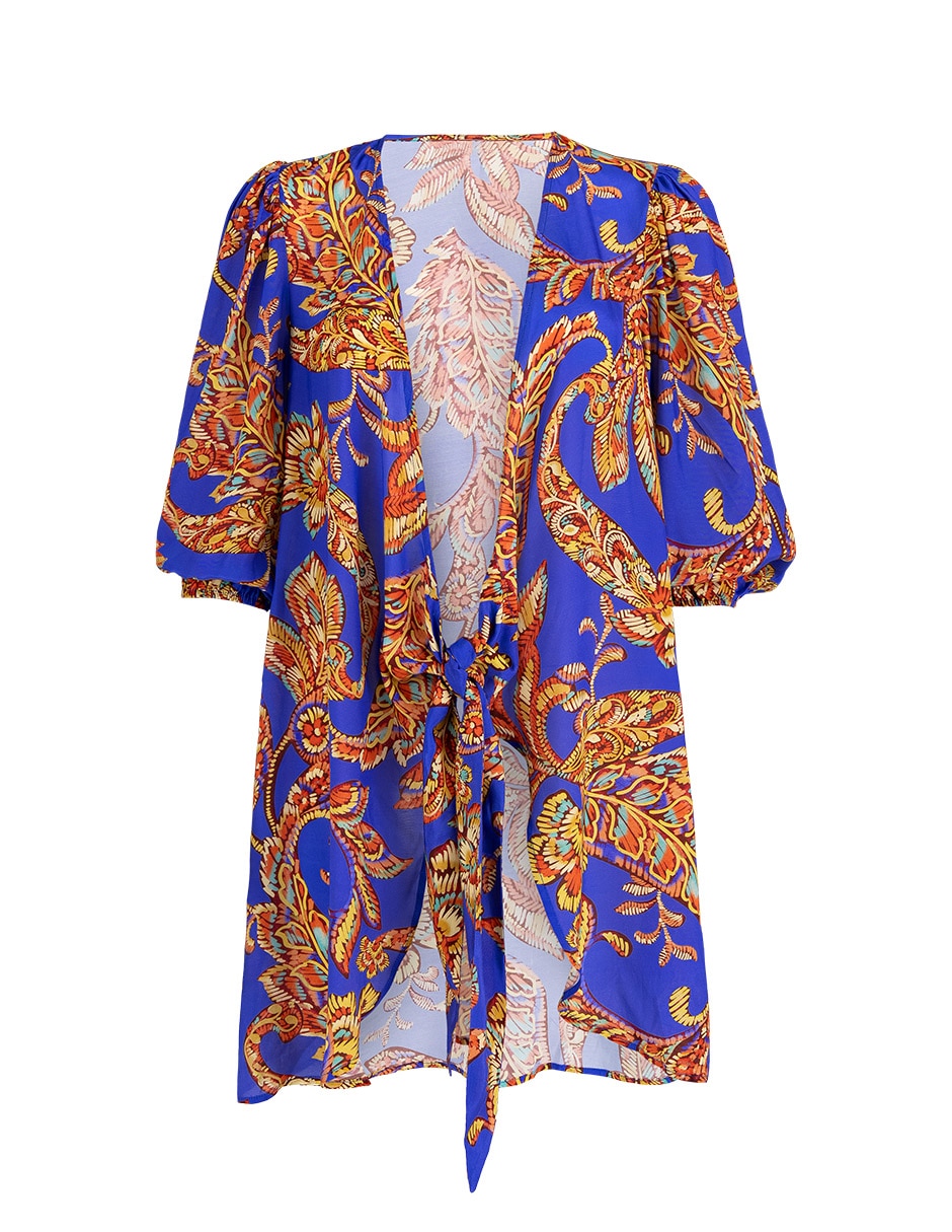 Vestido mini playa zingara floresta para mujer