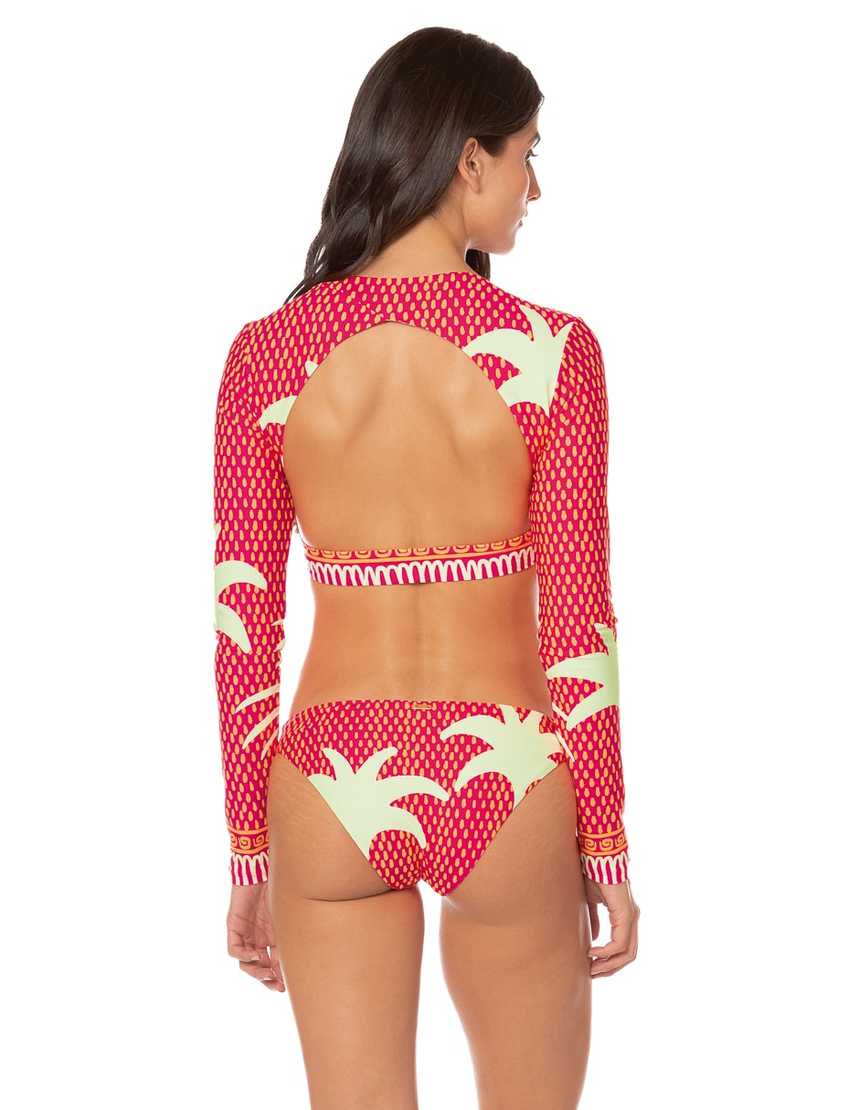 Bikini bikini maaji estampado floral a la cadera para mujer