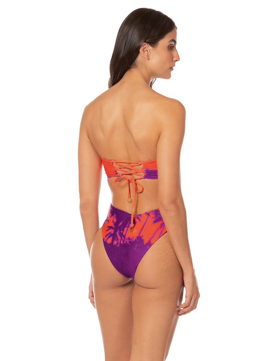 Traje de baño completo estampado floral para mujer